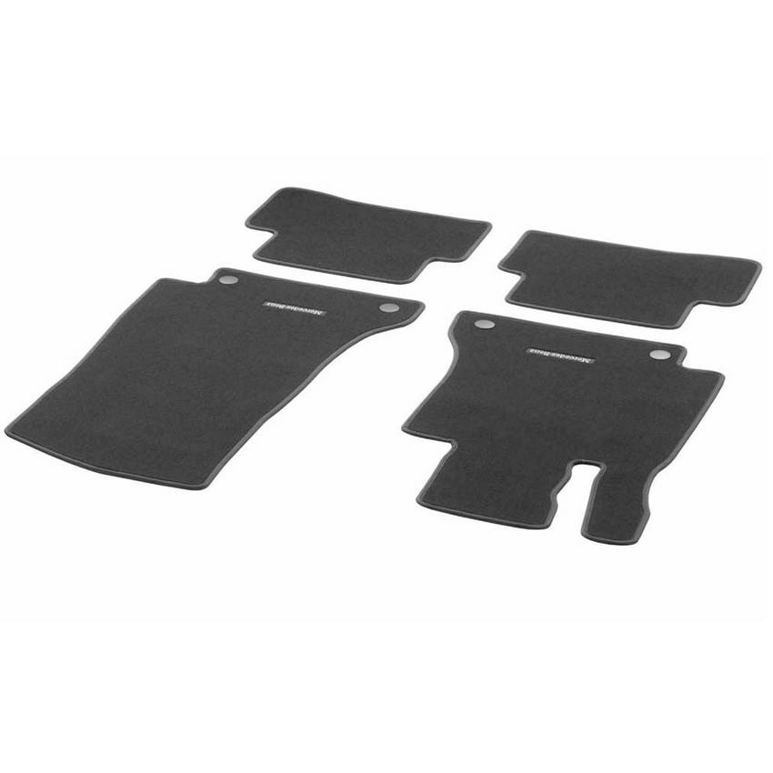 Mercedes Floor Mat Set - Front and Rear (Carpet) (Black) 20568004049J74